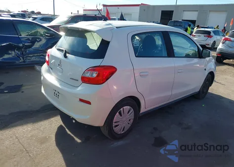 2019 Mitsubishi Mirage Es из США, поврежденный, VIN ML32A3HJ2KH000982